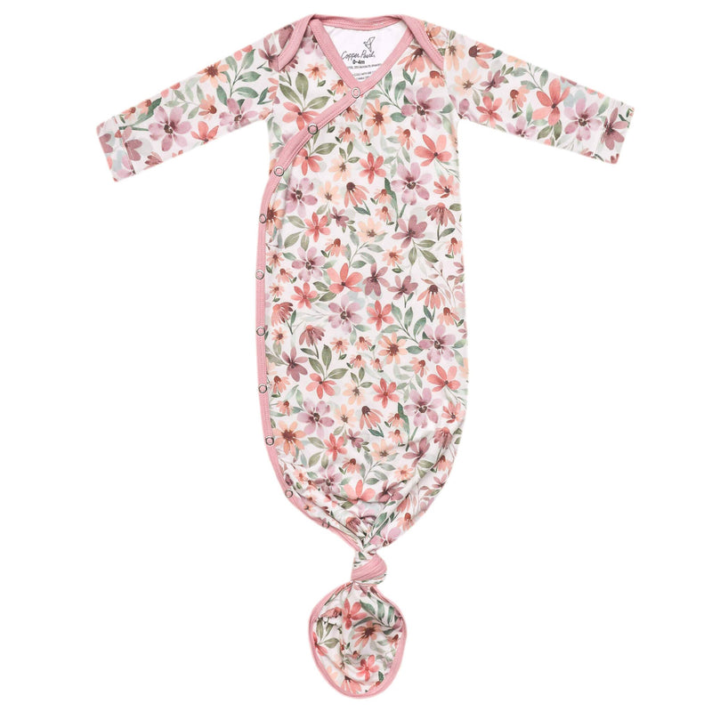 Copper Pearl - Newborn Knotted Gown - Natalie