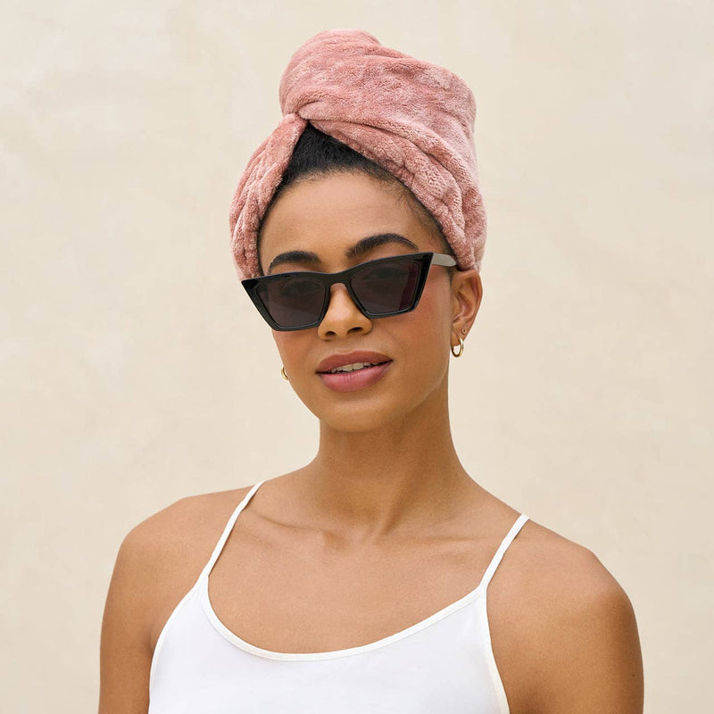 KITSCH - Terracotta Plush Microfiber Hair Towel Turban