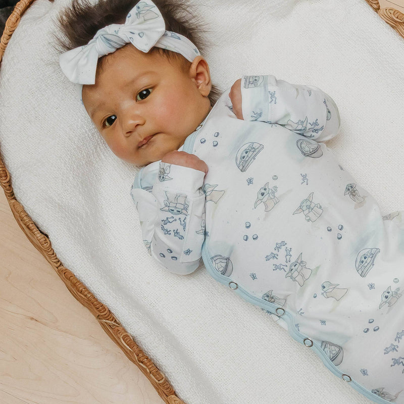 Copper Pearl - Newborn Knotted Gown - Star Wars Grogu