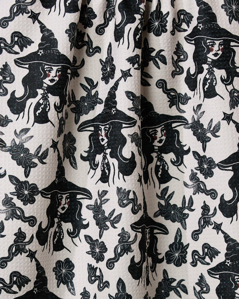 Geometry - Floral Witches Tea Towel