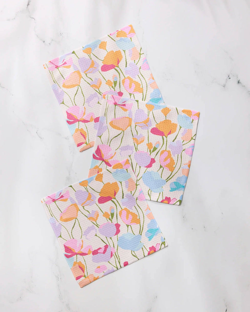 Geometry - Sunlit Garden Dishcloth Set