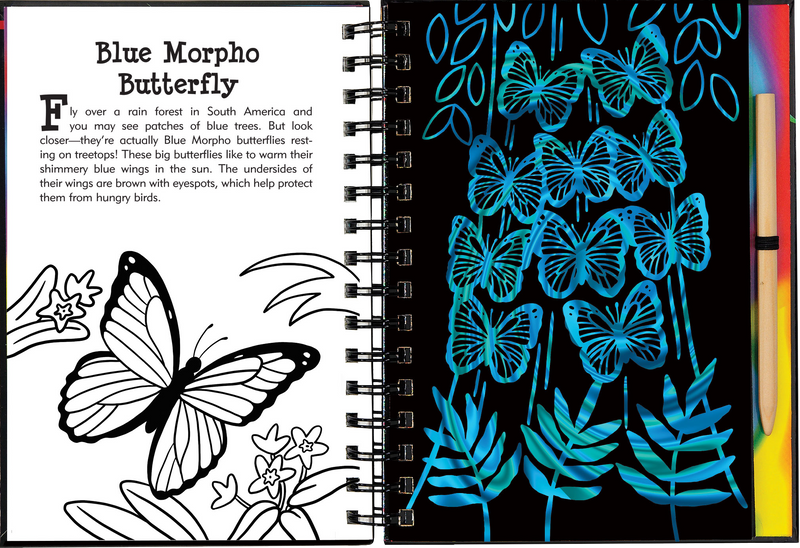 Peter Pauper Press - Scratch & Sketch™ Butterflies & Friends