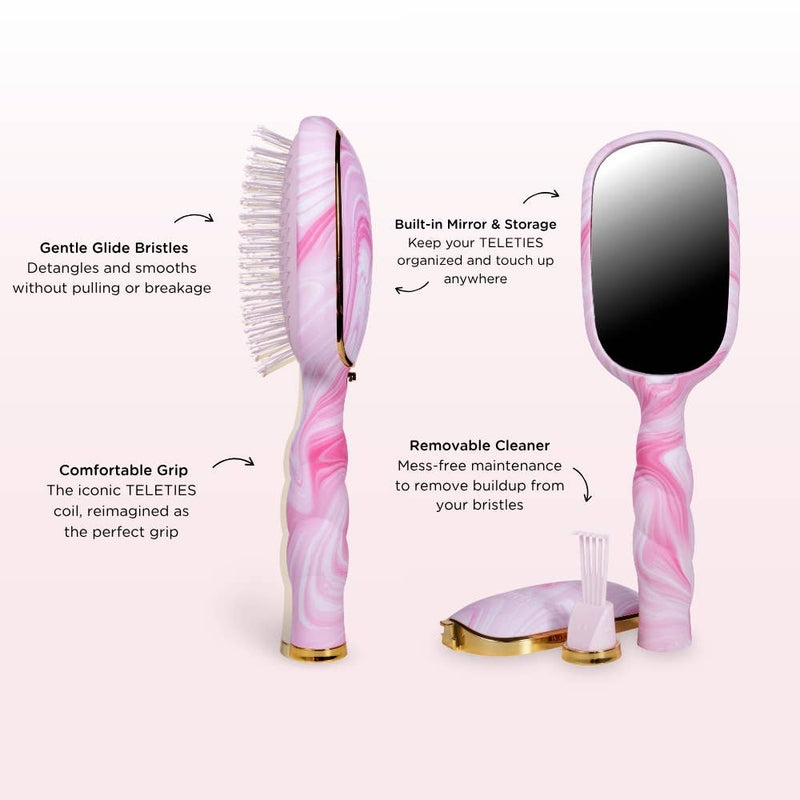 TELETIES - Detangler Brush | Medium | Pinch Me!