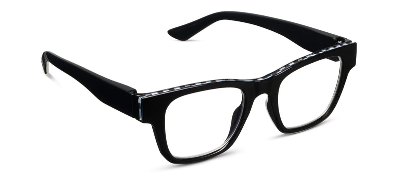 Peepers Readers - Bernadette - Black (with Blue Light Focus™ Eyewear Lenses)