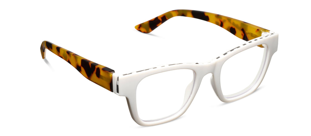 Peepers Readers - Bernadette - White (with Blue Light Focus™ Eyewear Lenses)