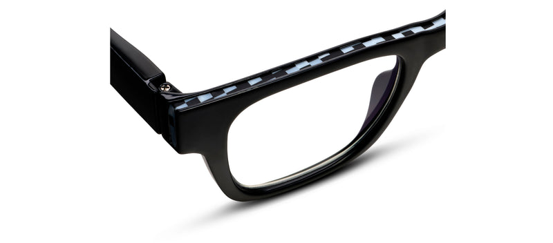 Peepers Readers - Bernadette - Black (with Blue Light Focus™ Eyewear Lenses)