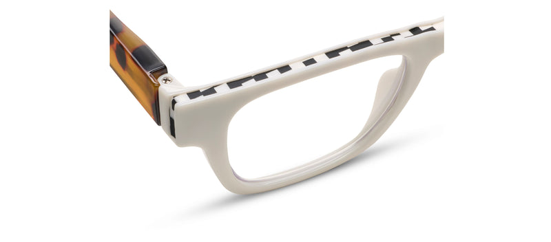 Peepers Readers - Bernadette - White (with Blue Light Focus™ Eyewear Lenses)