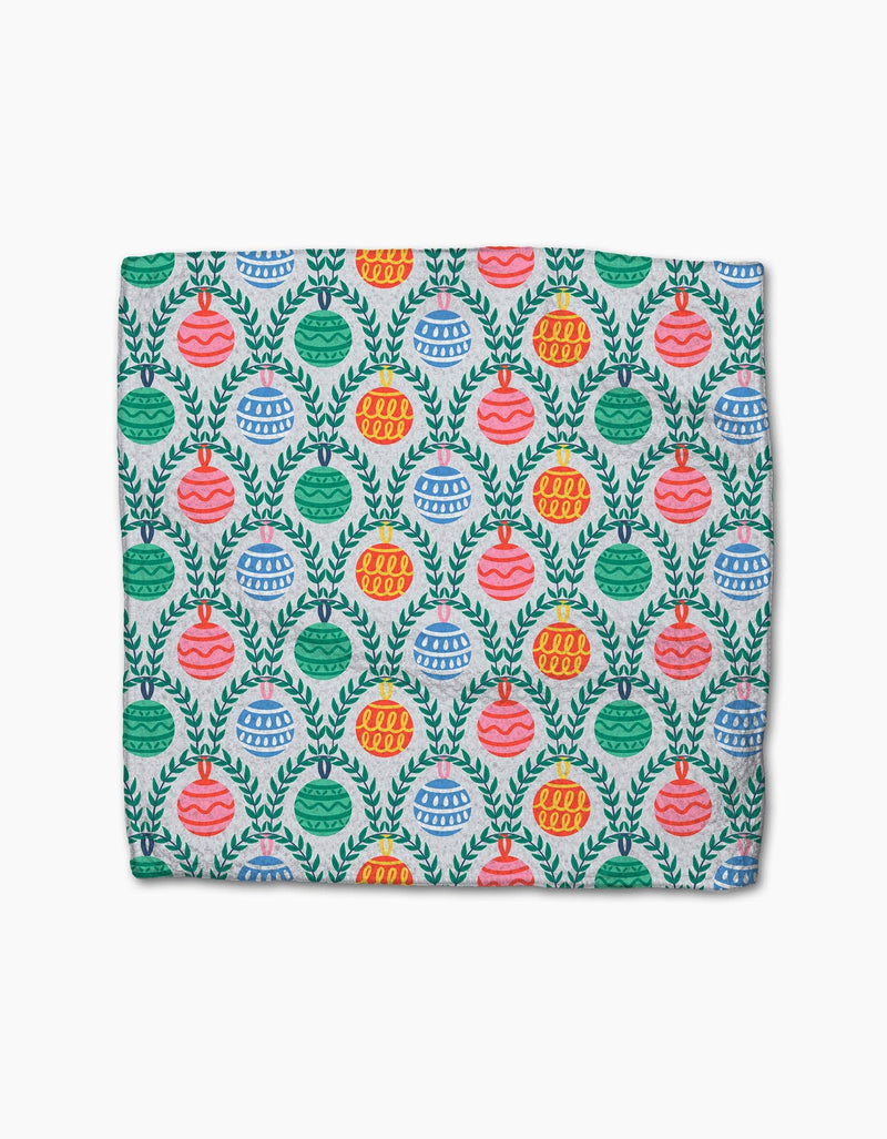 Geometry - Christmas Ornaments Dishcloth Set