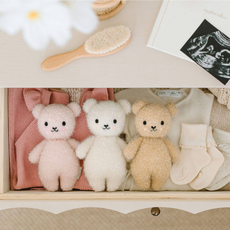 cuddle+kind - Baby bouclé bear (honey)