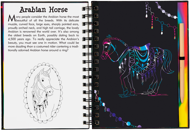 Peter Pauper Press - Scratch & Sketch™ Horses