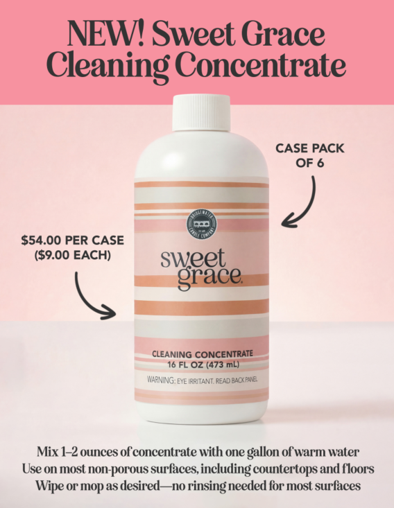 Sweet Grace Collection - Sweet Grace Cleaning Concentrate | Spring Cleaning Gift