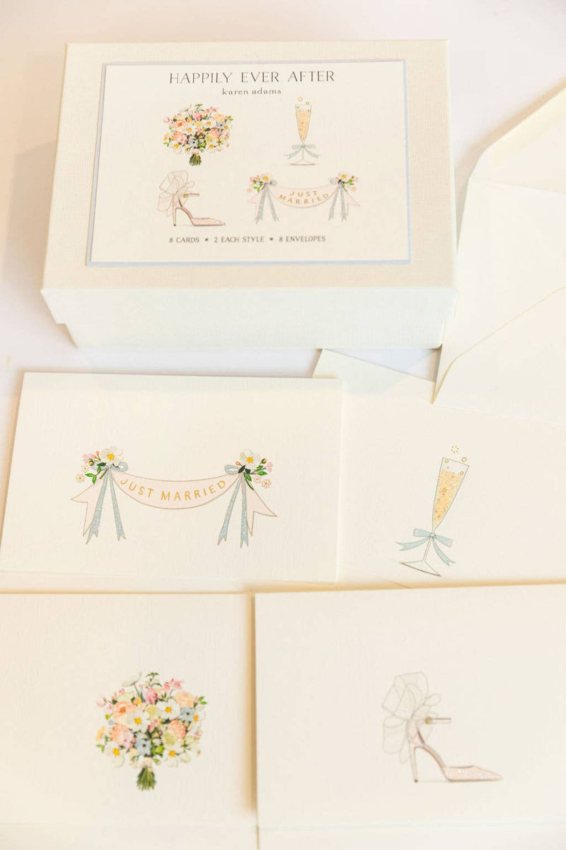 Karen Adams Designs - Wedding Heel Individual Notecard