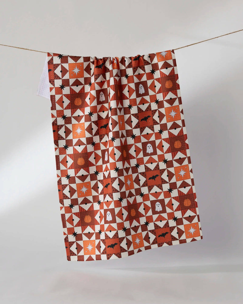 Geometry - Quilt Work Tea Towel