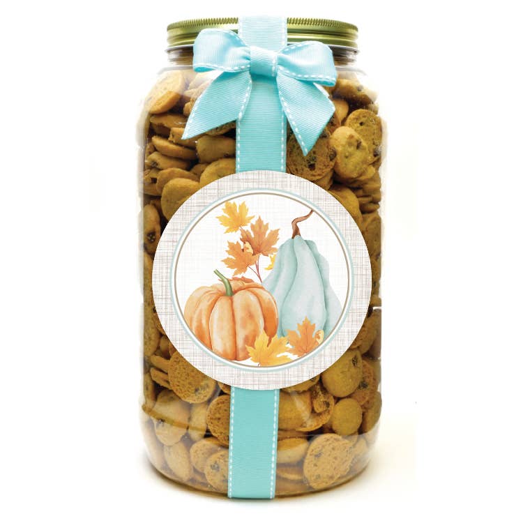 Oh, Sugar! - Chocolate Chip Cookies - Fall - Watercolor Pumpkins - Gallon