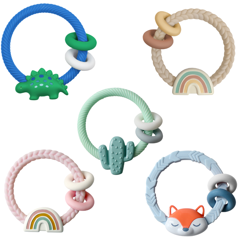 Itzy Ritzy - Ritzy Rattle™ Silicone Teether Rattles
