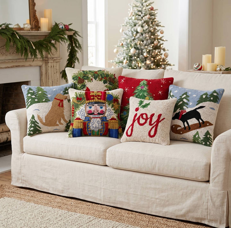 Peking Handicraft - NUTCRACKER HOOK PILLOW - The Pillow Shop