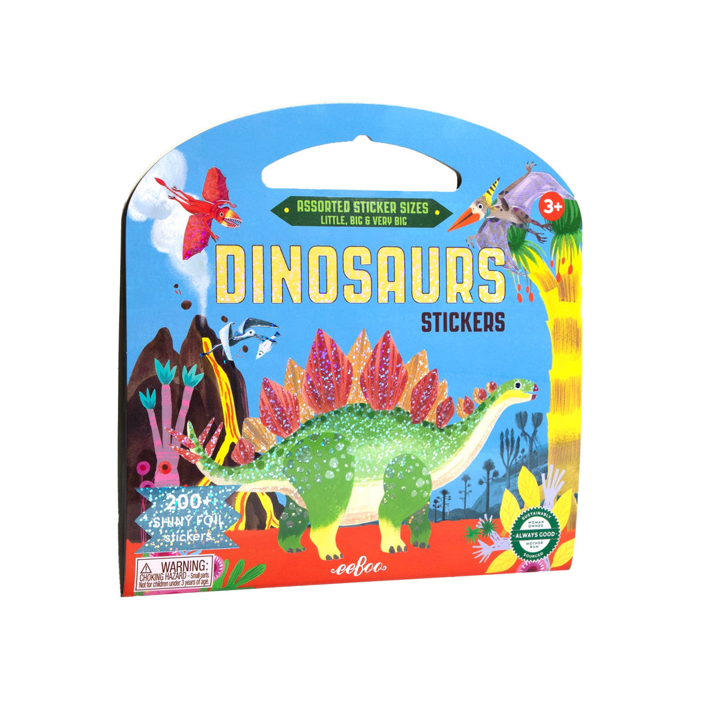 eeBoo - Dinosaurs Shiny Sticker Book