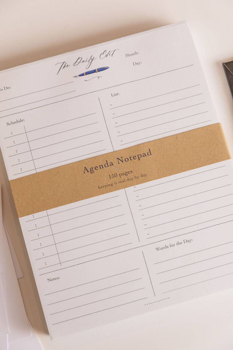 Karen Adams Designs - The Daily Edit Pad (Fountain Pen)