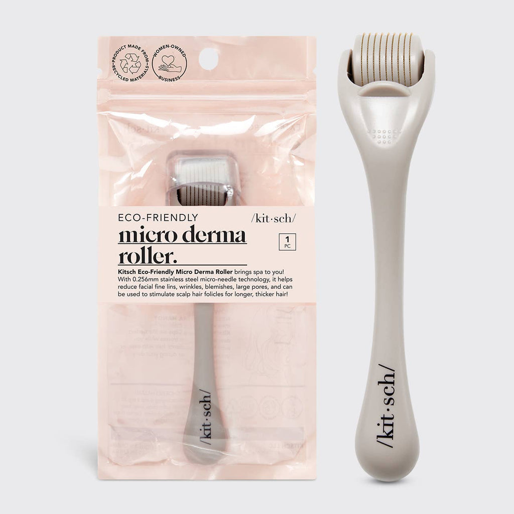 KITSCH - Micro Derma Facial Roller - Warm Gray