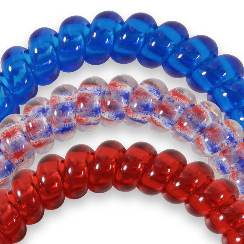 TELETIES - Patriot Pop Small Hair Ties