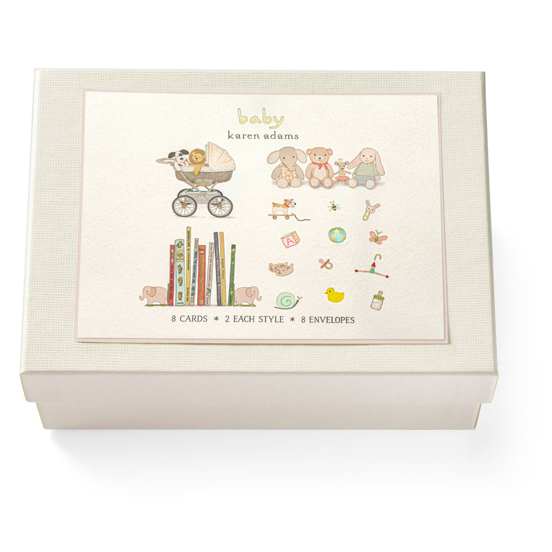 Karen Adams Designs - Baby Books Individual Notecard