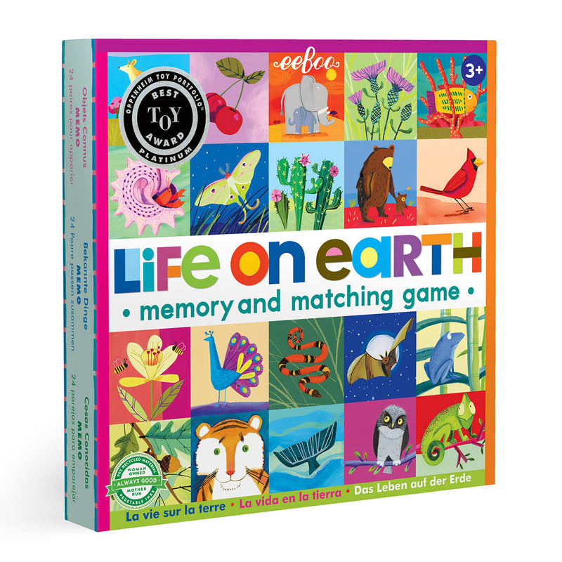 eeBoo - Life On Earth Memory & Matching Game