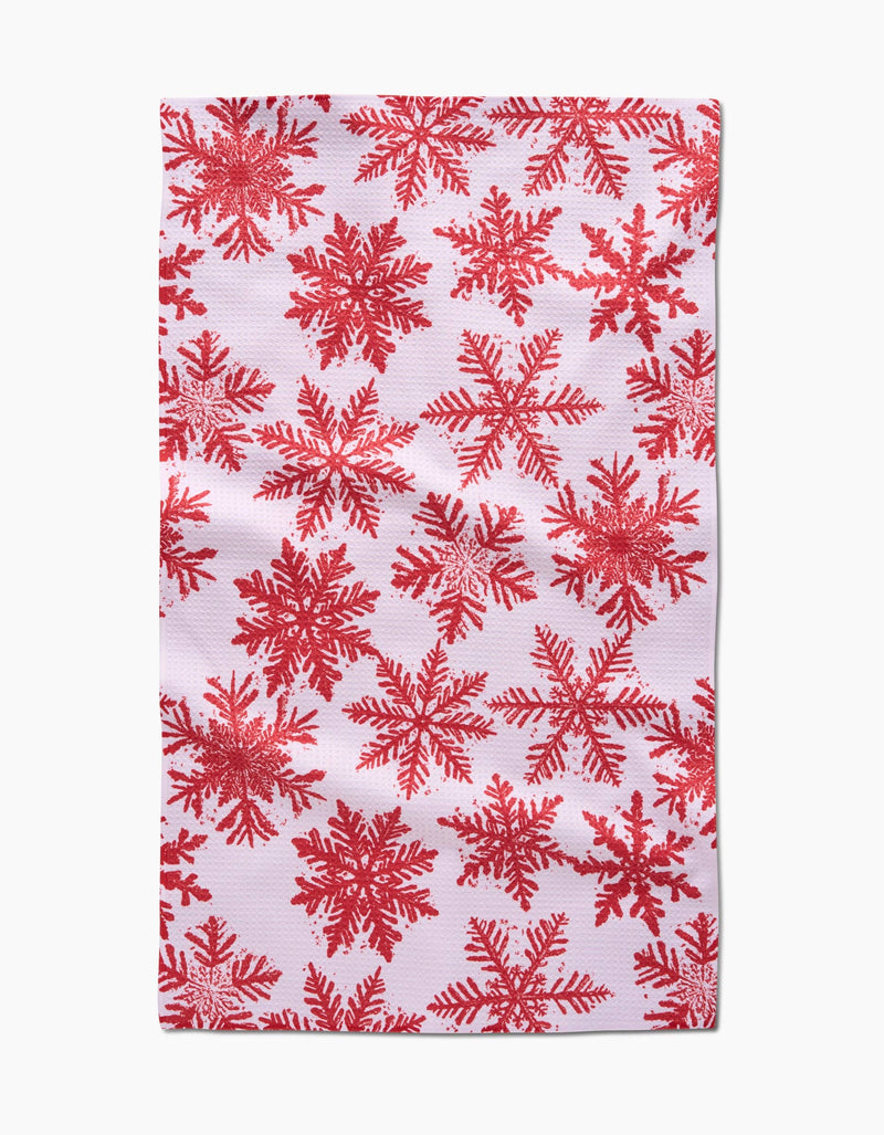 Geometry - Snowy Days Red