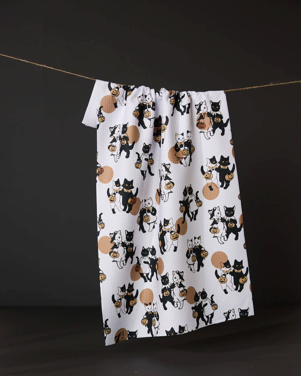 Geometry - Halloween Date Tea Towel