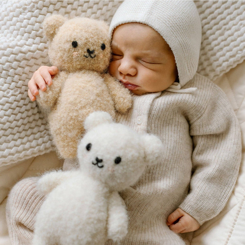 cuddle+kind - Baby bouclé bear (honey)