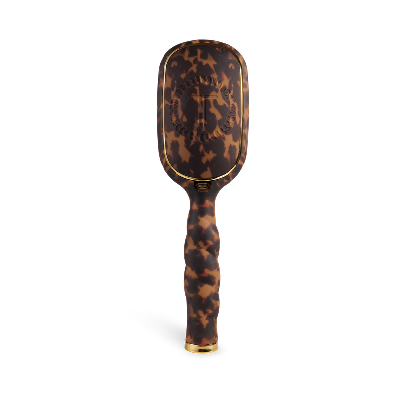 TELETIES - Detangler Hair Brush for Medium Hair - Tortoise