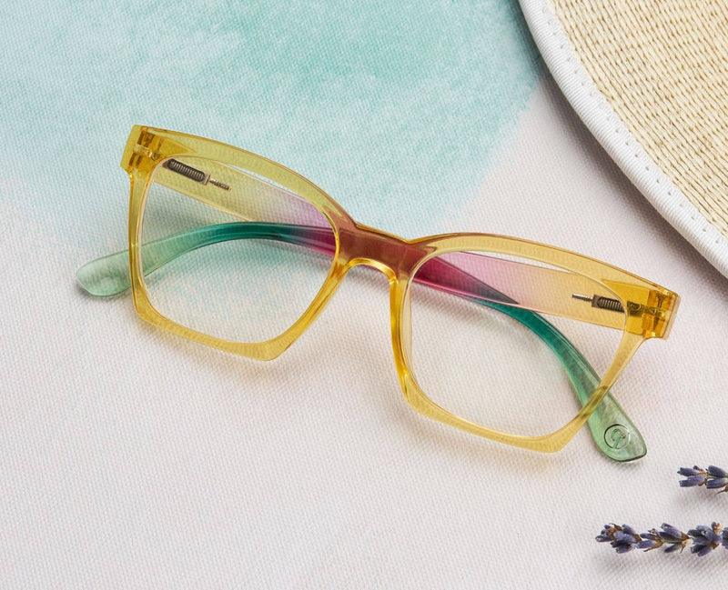 Peepers - Maisie (Blue Light): Yellow/Ombre / Reading / 2.00