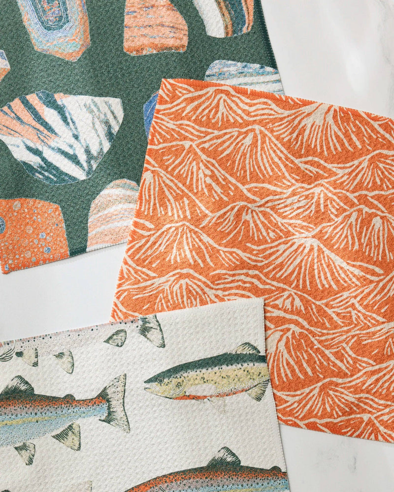 Geometry - Happy Camper Dishcloth Set
