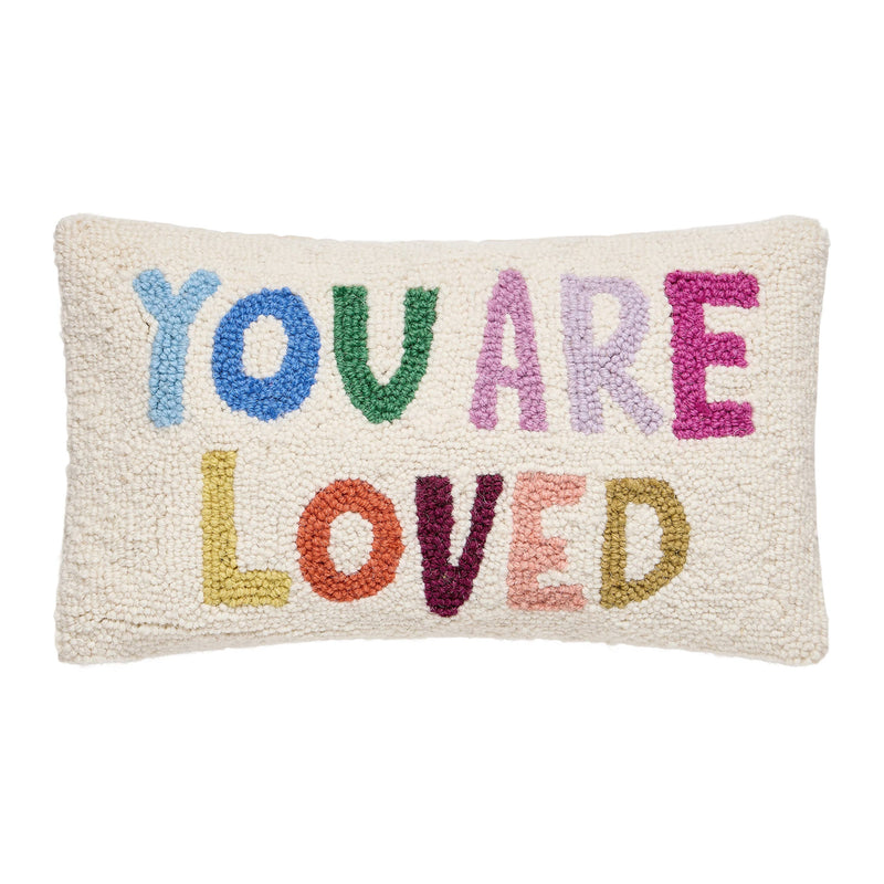 Peking Handicraft - You Are Loved Hook Pillow