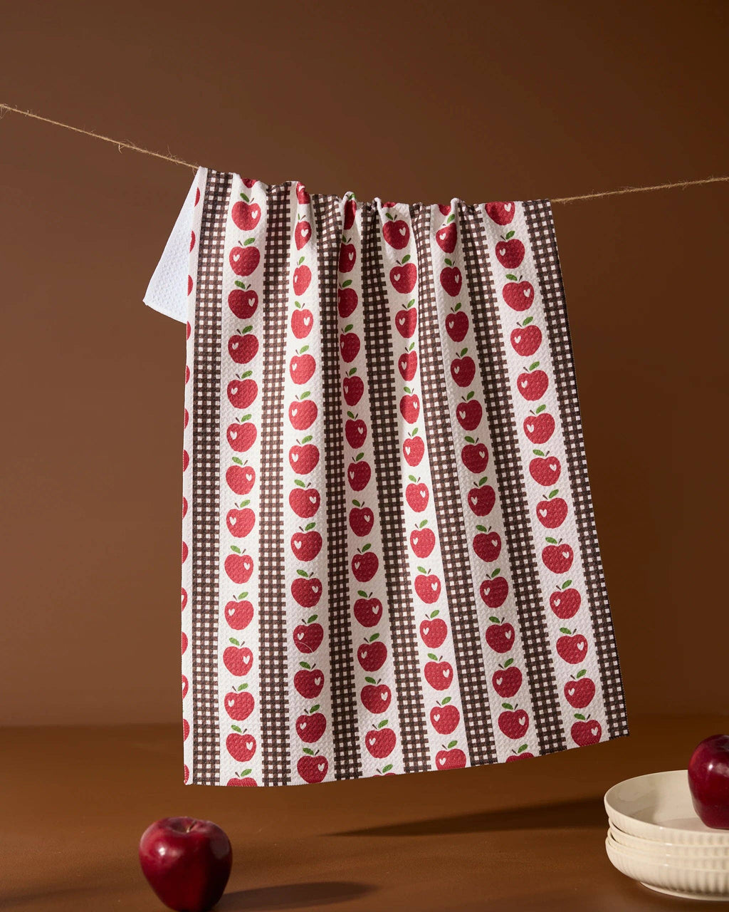 Geometry - Apple Picking Day Tea Towel