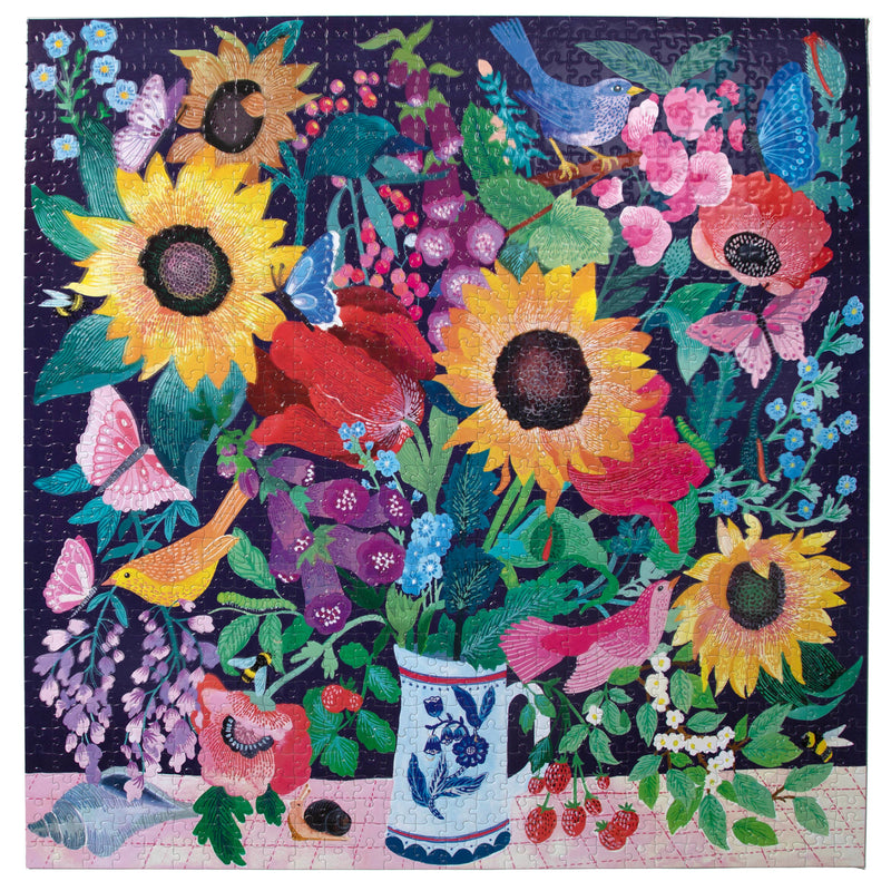 eeBoo - Summer Bouquet 1000 Piece Puzzle