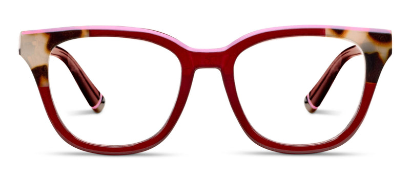 Peepers Readers - Ramona - Cherry/Chai Tortoise (Blue Light Focus)