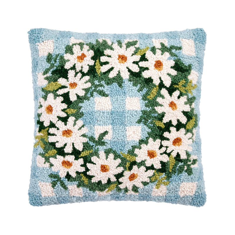 Peking Handicraft - Daisy Wreath Hook Pillow