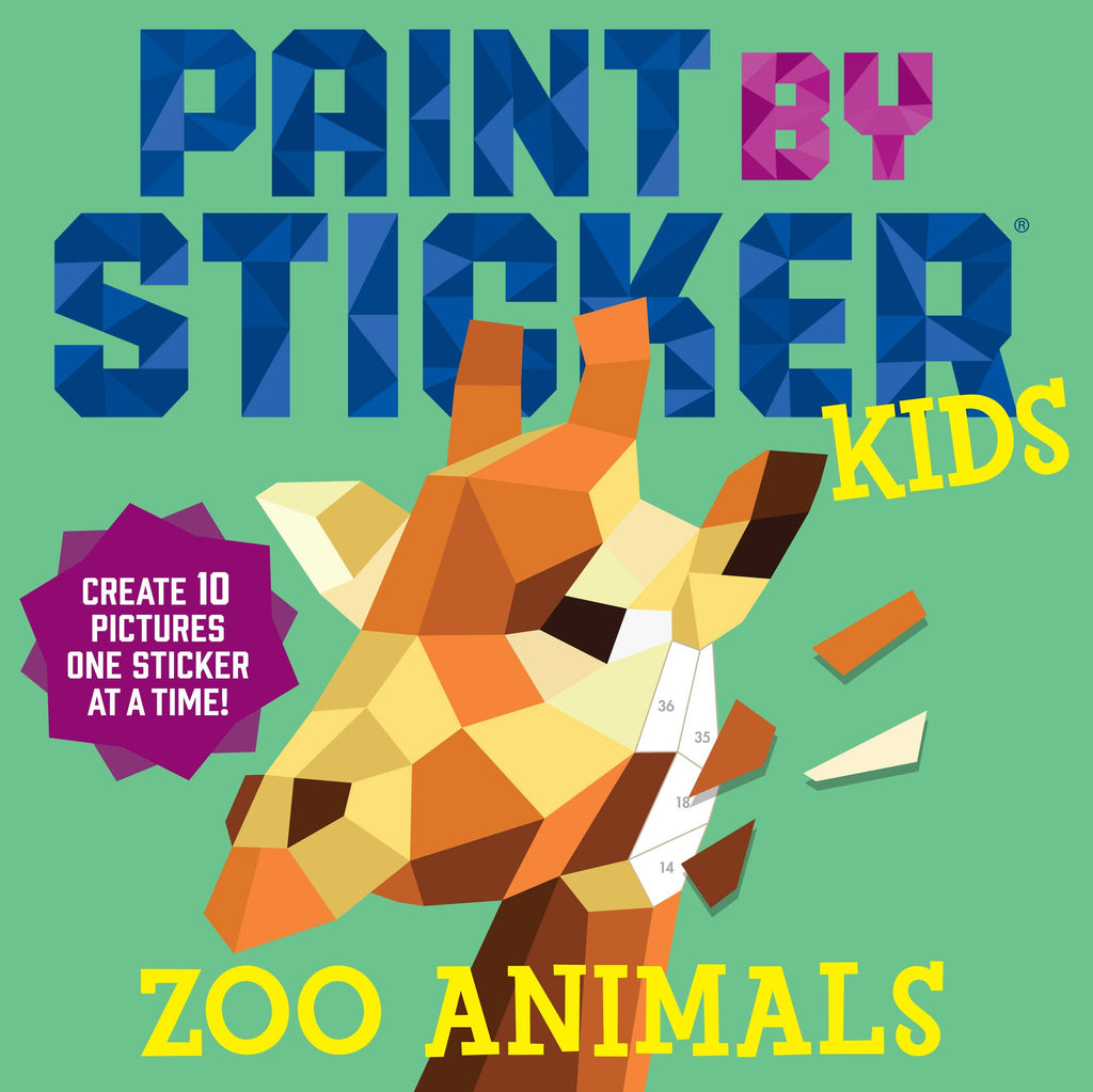 Hachette Book Group - Paint by Sticker Kids: Zoo Animals