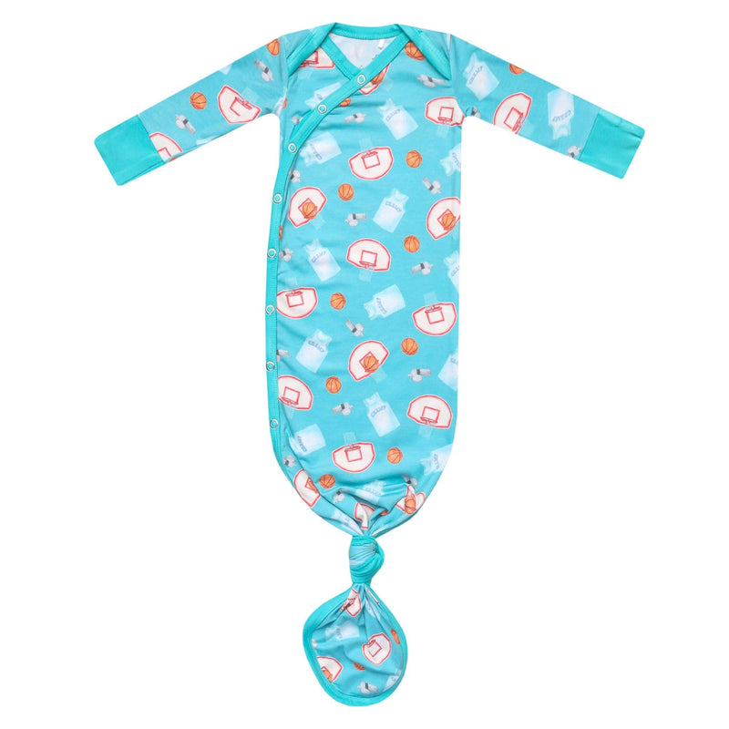 Copper Pearl - Newborn Knotted Gown - Slam Dunk