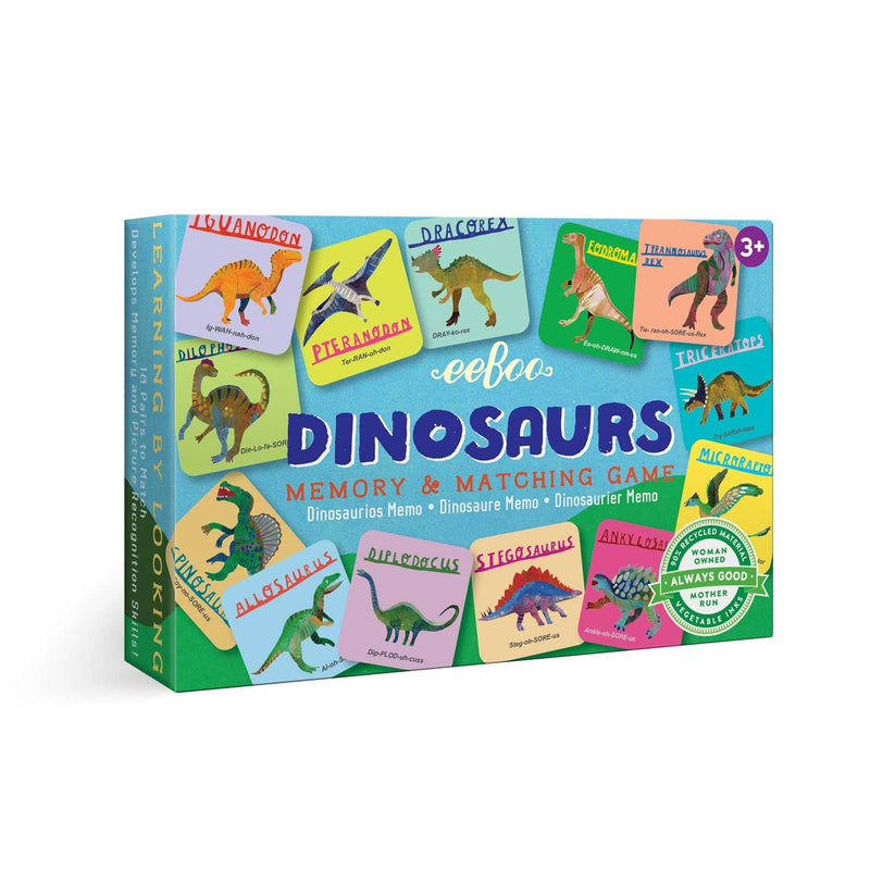 eeBoo - Dinosaurs Little Memory & Matching Game