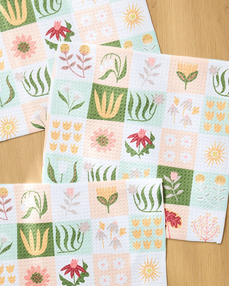 Geometry - Patchwork Garden Dishcloth Set