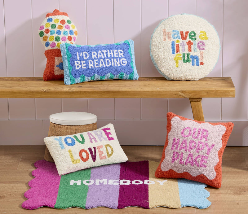 Peking Handicraft - You Are Loved Hook Pillow