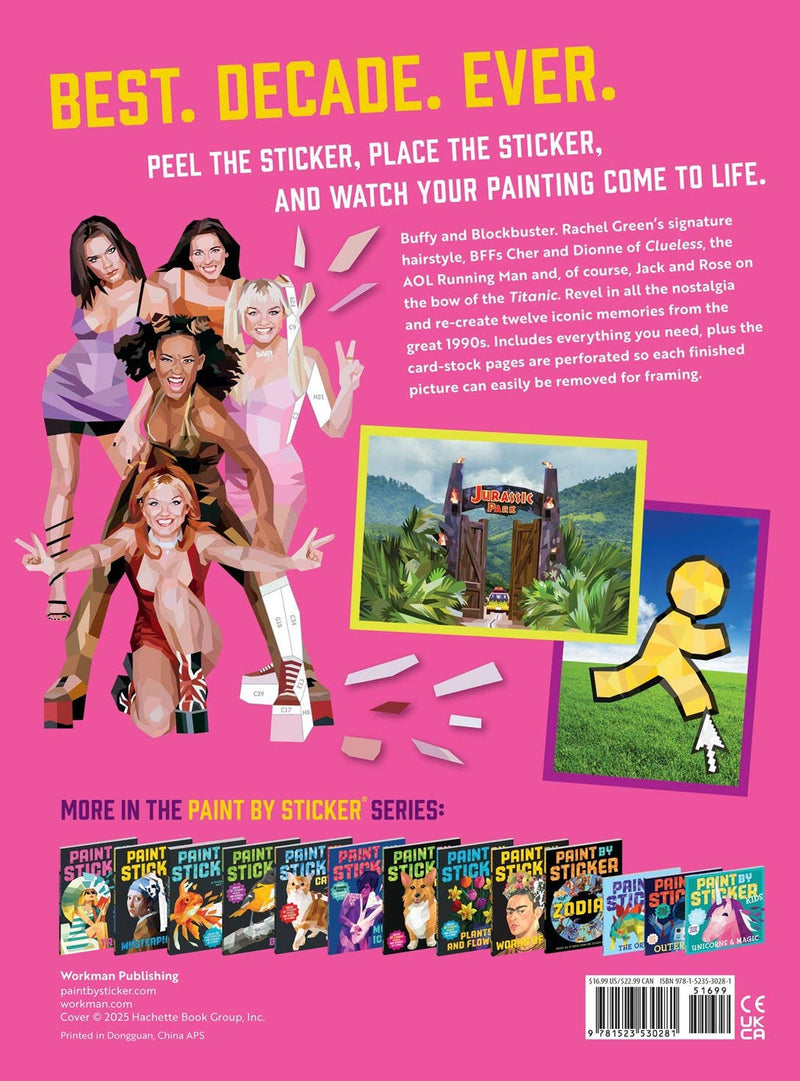 Hachette Book Group - Paint by Sticker (Official): 90s