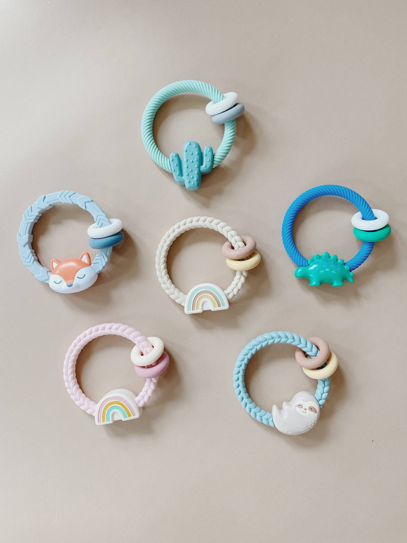 Itzy Ritzy - Ritzy Rattle™ Silicone Teether Rattles