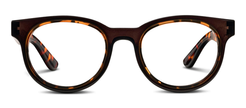 Peepers - Olympia (Blue Light): Coffee/Tortoise / No Correction / None