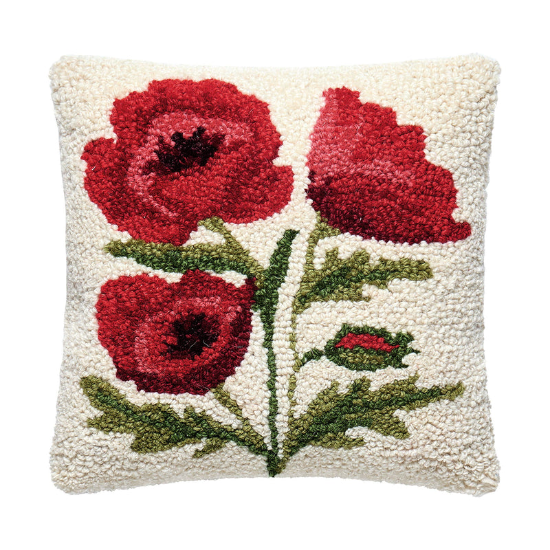 Peking Handicraft - PoppiesHook Pillow