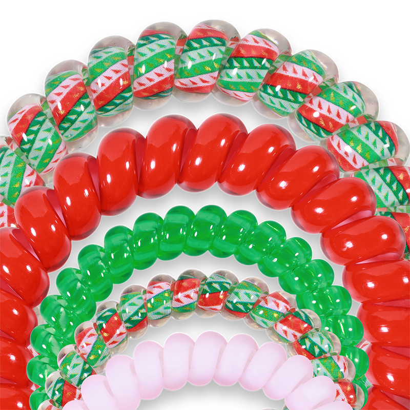 TELETIES - Spiral Hair Coils | Mix Pack | You Crack Me Up Hair Ties