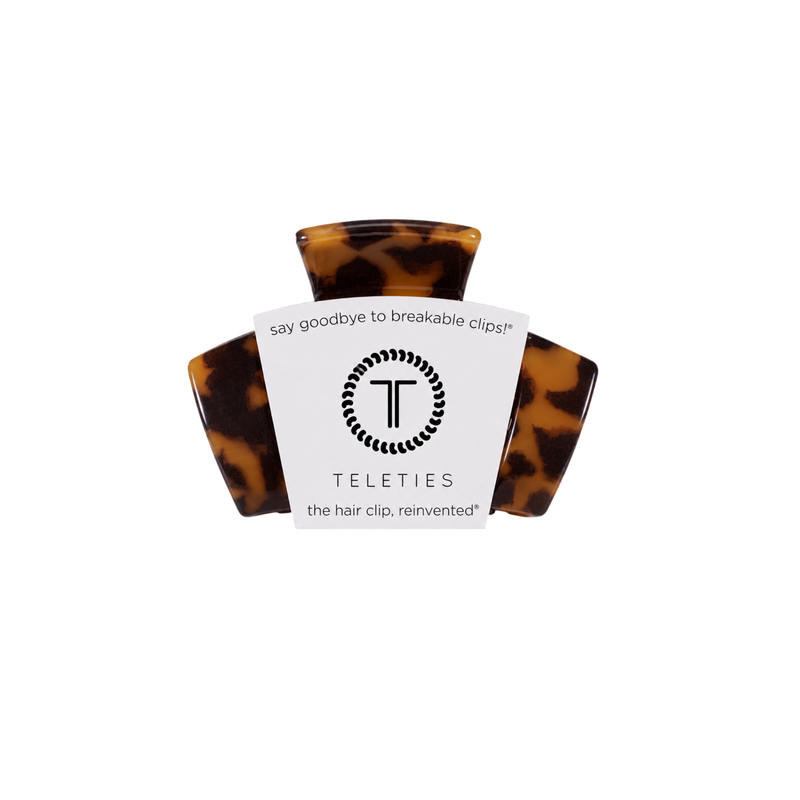 TELETIES - Classic | Tortoise | Petite | Claw Clip
