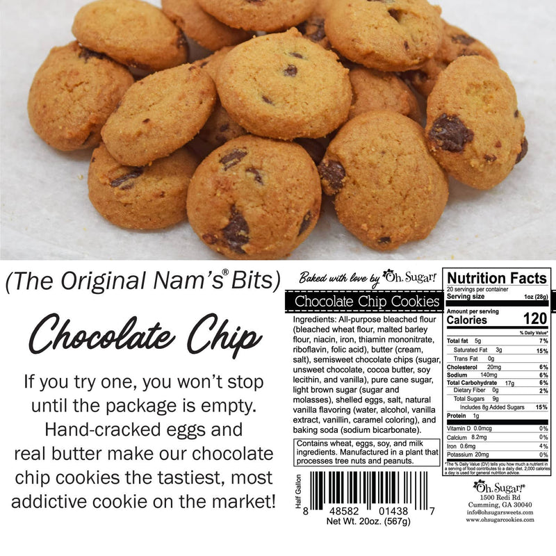 Oh, Sugar! - Chocolate Chip Cookies - Fall Assortment #4 Half Gallon Jars