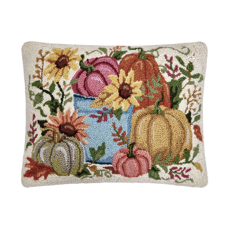 Peking Handicraft - Harvest Pumpkins Hook Pillow